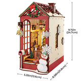Robotime Rolife DIY Book Nook Kit - Christmas Indoor Scene