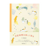 Midori Undated Diary 5 x 7" Cats