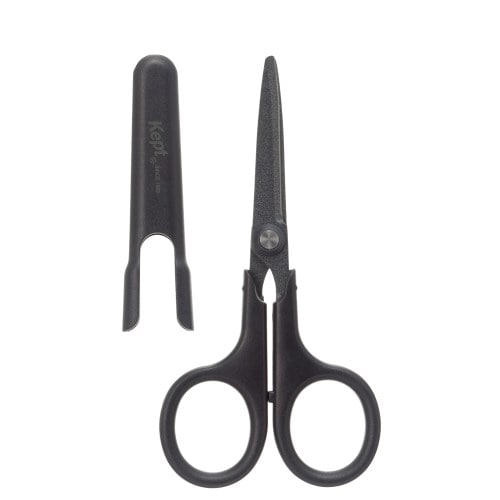 Raymay Kept Compact Travel Scissors - Coal Black