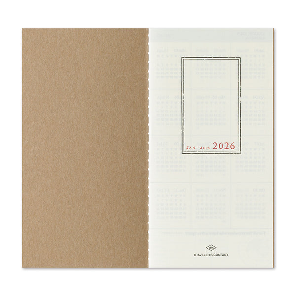 Traveler's Company 2026 Agenda Refill - Weekly + Memo, Set of 2