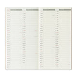 Traveler's Company 2026 Agenda Refill - Weekly + Memo, Set of 2