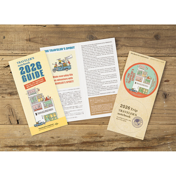 Traveler's Company 2026 Agenda Refill - Weekly + Memo, Set of 2