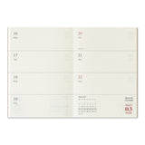 Traveler's Company 2026 Agenda Passport Refill - Weekly, Set of 2