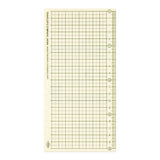 Traveler's Company 2026 Agenda Refill - Plastic Ruler Sheet