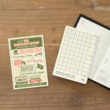 Traveler's Company 2026 Agenda Passport Refill - Plastic Ruler Sheet