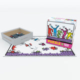 Eurographics 100pc Puzzle - Keith Haring Dancing Figures