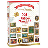 Eurographics Advent Calendar 24 Mini Puzzles - Fine Art Christmas