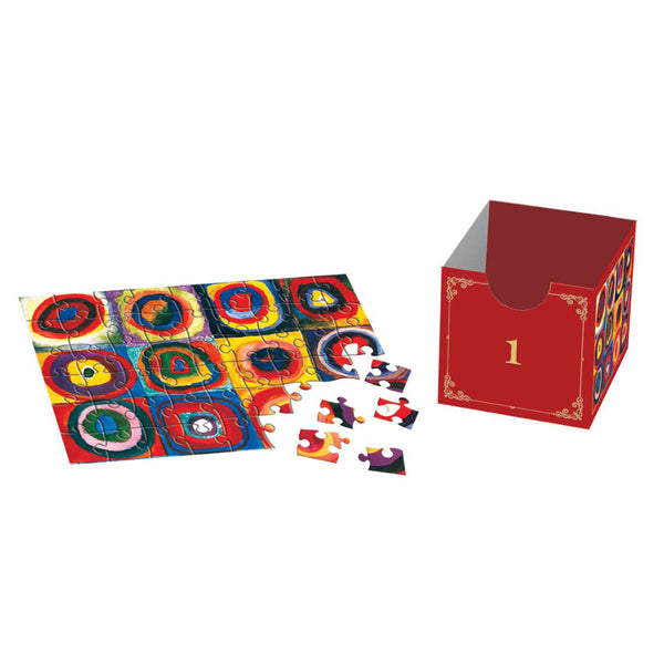 Eurographics Advent Calendar 24 Mini Puzzles - Fine Art Christmas