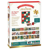 Eurographics Advent Calendar 24 Mini Puzzles - Fine Art Christmas
