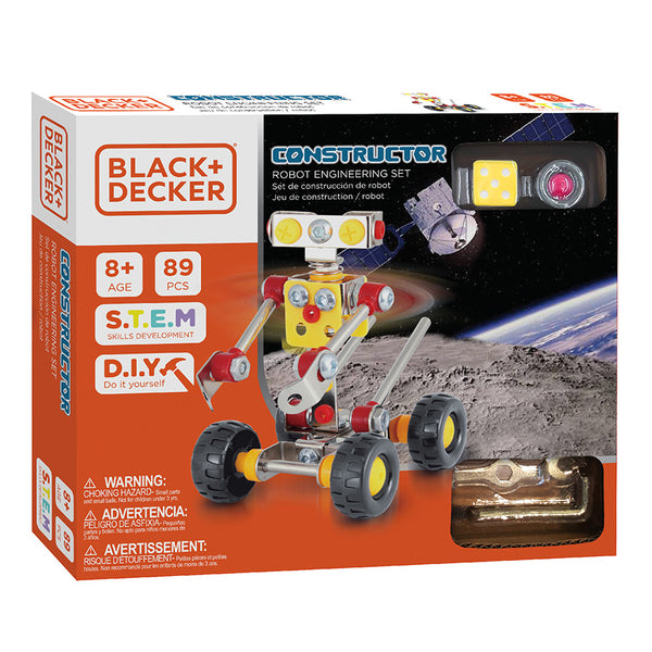 Black + Decker Constructor Robot Engineering 89pc Set