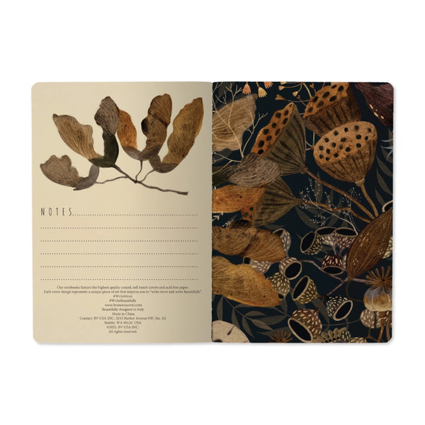 Bruno Visconti A5 Notebook - Lush Leaves