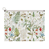 Bruno Visconti A4 Poly Zip Folder - Flowers and Greens