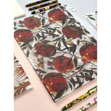 Bruno Visconti A4 Poly Zip Folder - Pom on a Vine