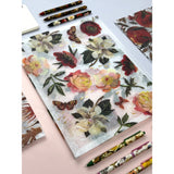 Bruno Visconti A4 Poly Zip Folder - Peonies