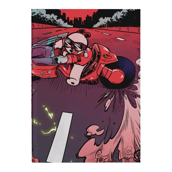 Weekend Characters Notebook, Large - Hamster Biker