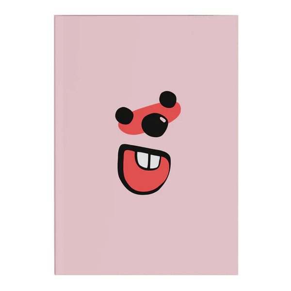Weekend Characters Notebook, Large - Hamster Face