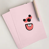 Weekend Characters Notebook, Large - Hamster Face