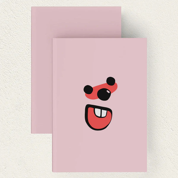Weekend Characters Notebook, Large - Hamster Face