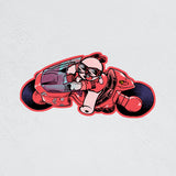 Weekend Characters Vinyl Sticker - Hamster Biker