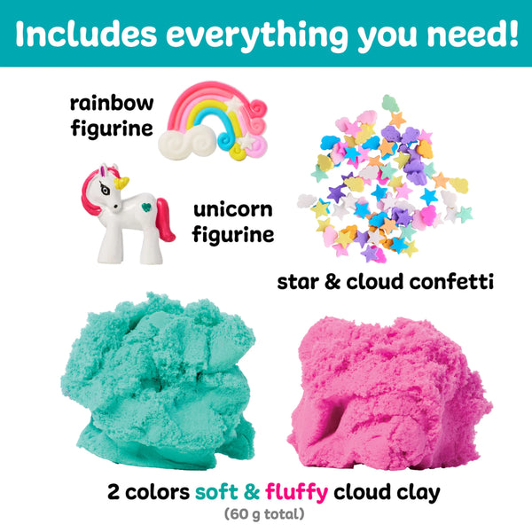 Creativity for Kids Sensory Cloud Clay Minis - Unicorn