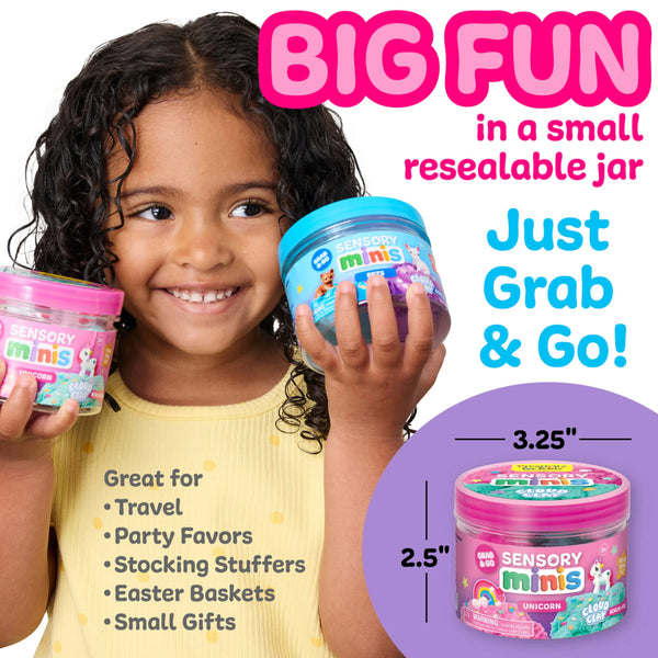 Creativity for Kids Sensory Cloud Clay Minis - Unicorn