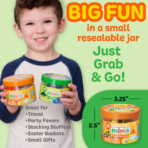 Creativity for Kids Sensory Cloud Clay Minis - Construction
