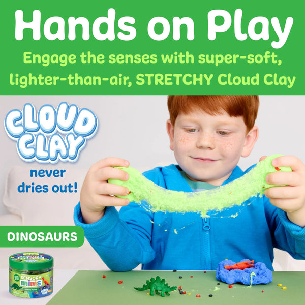 Creativity for Kids Sensory Cloud Clay Minis - Dinosaurs
