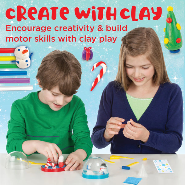 Creativity for Kids Make Your Own Holiday Snow Globes 2pk