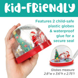 Creativity for Kids Make Your Own Holiday Snow Globes 2pk