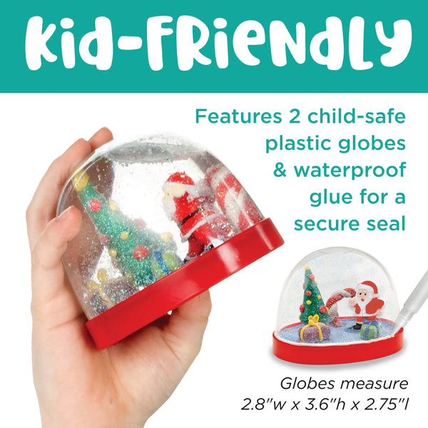 Creativity for Kids Make Your Own Holiday Snow Globes 2pk