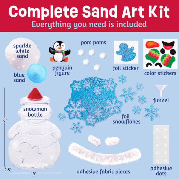 Creativity for Kids Sand Art Kit - Snowman