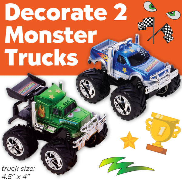 Creativity for Kids Monster Trucks Set - Customize 2