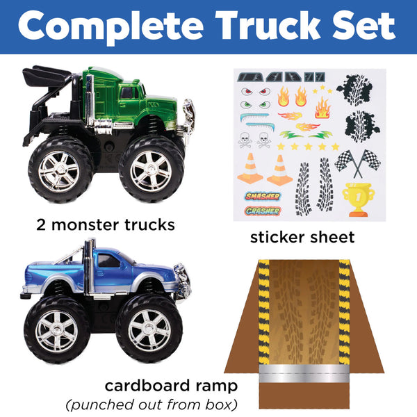 Creativity for Kids Monster Trucks Set - Customize 2