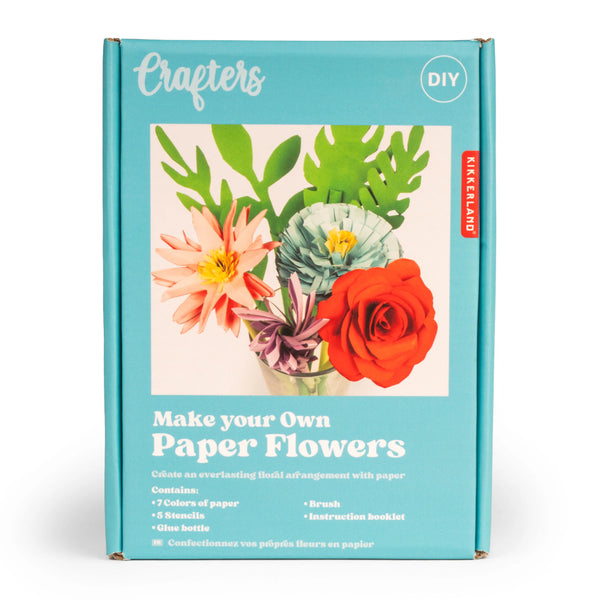 Kikkerland Crafters Paper Flowers