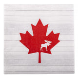Art for the Table Lunch Napkins 20pk Canada Maple Leaf & Moose