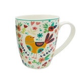 CTG Bone China Mug and Coaster Set - Birds, Assorted
