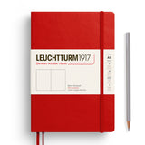 Leuchtturm1917 A5 Medium Notebooks - Blank CHERRY