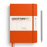 Leuchtturm1917 A5 Medium Notebooks - Blank PUMPKIN