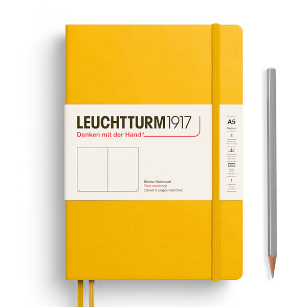 Leuchtturm1917 A5 Medium Notebooks - Blank SUNFLOWER