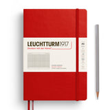 Leuchtturm1917 A5 Medium Notebooks - Grid CHERRY