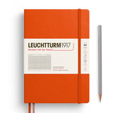 Leuchtturm1917 A5 Medium Notebooks - Grid PUMPKIN