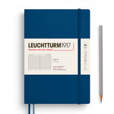 Leuchtturm1917 A5 Medium Softcover Notebook - Lined INDIGO