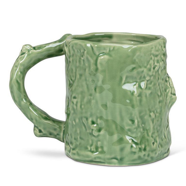 Abbott Stoneware Mug 12oz: Tree Hollow With Raccoon