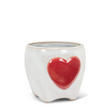 Abbott Stoneware Planter Small - Heart