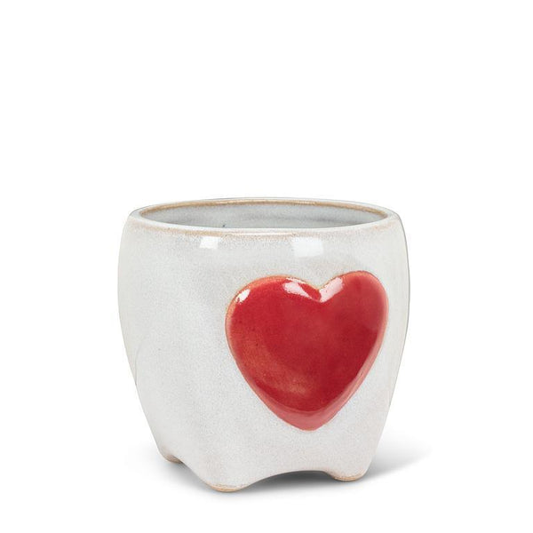 Abbott Stoneware Planter Small - Heart