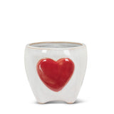 Abbott Stoneware Planter Small - Heart