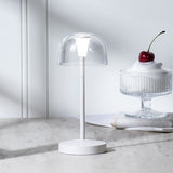 Abbott LED Cordless Desk Light - Bubble Shade, Clear