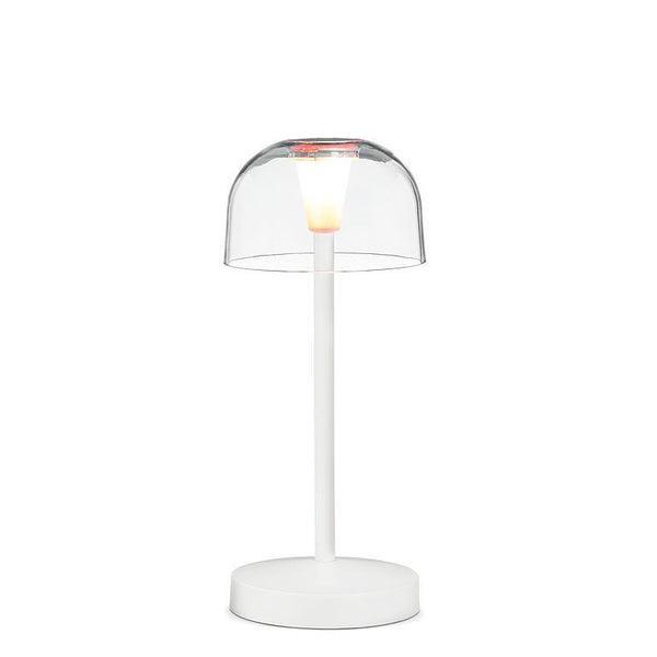 Abbott LED Cordless Desk Light - Bubble Shade, Clear