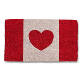 Abbott Coir Doormat - Canada Flag with Heart