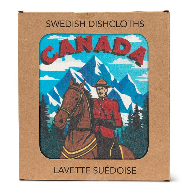 Abbott Swedish Sponge Cloth - Canada Mountie Dishcloth